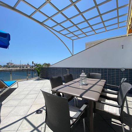 Billy'S Beachfront Apartment With Pool Access Puerto De Mogan Zewnętrze zdjęcie