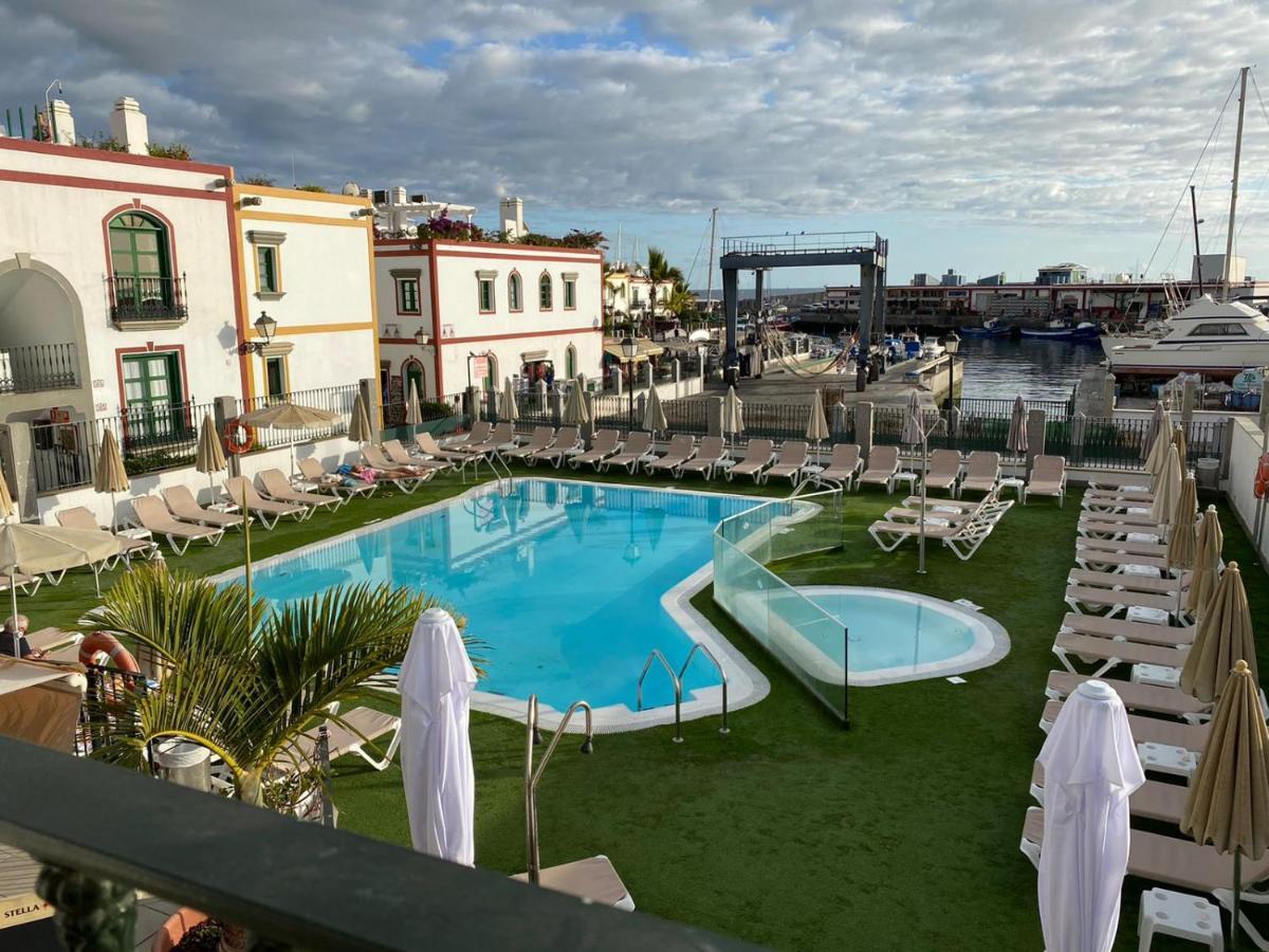 Billy'S Beachfront Apartment With Pool Access Puerto De Mogan Zewnętrze zdjęcie